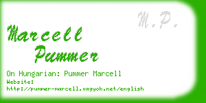 marcell pummer business card